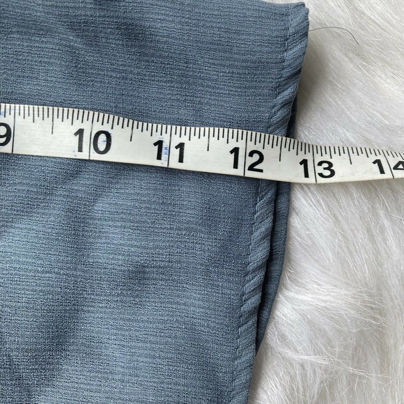 Maurice's Blue Hippie Dress Off Shoulder Boho Bell Sleeve Womens Sz L Festival - Picture 10 of 10